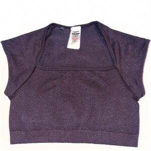 Women's gym Purple Crop Top gymshark